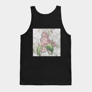 Lilacs White & Purple Spring & Summer Home Decor & Gifts Tank Top